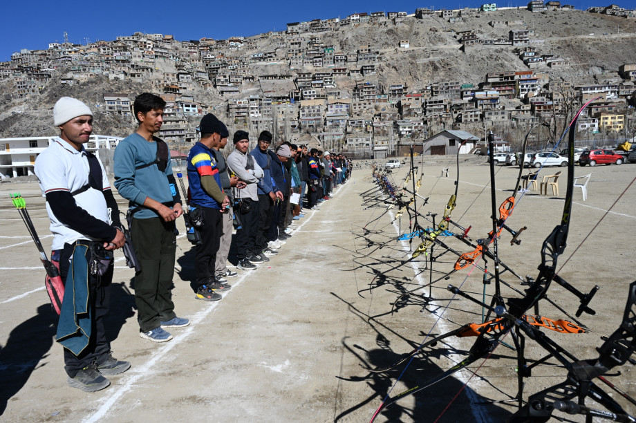 NTPC Senior National Archery selection trial 2025 held in Kargil