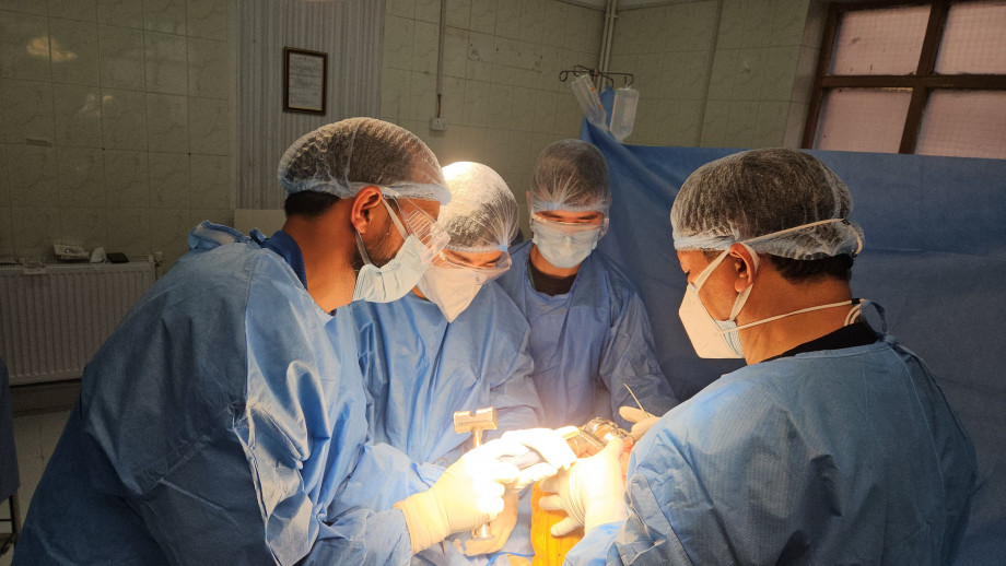 First total knee replacement successfully conducted at CHC Sankoo