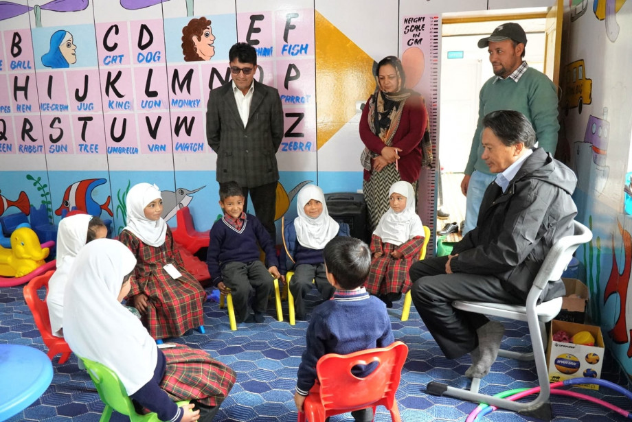 EC Kacho Mohd Feroz conducts extensive tour of Sankoo villages to address public issues