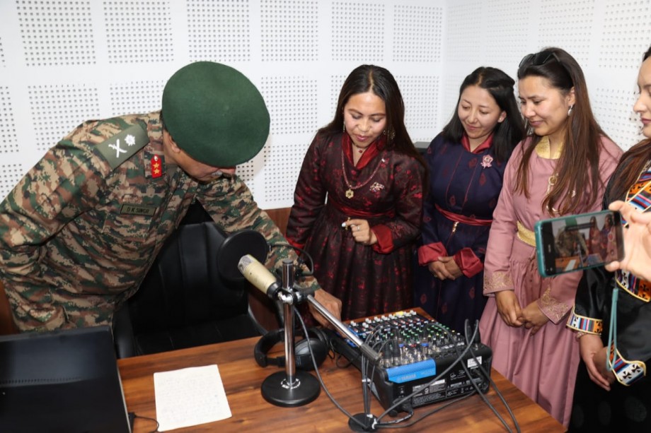 Fire and Fury Corps inaugurates community radio station in Leh