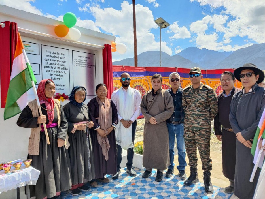 Gram Panchayat Spituk Farka organises activities under Meri Maati Mera Desh campaign