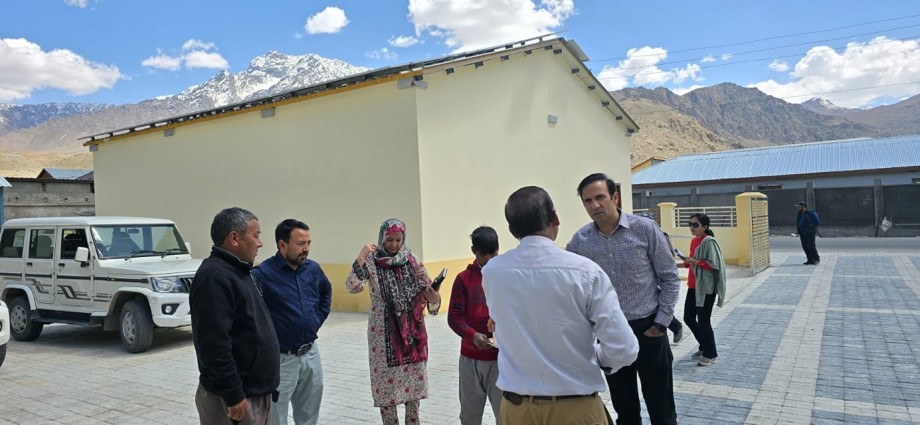 Director inspects ongoing work at rural development complex 