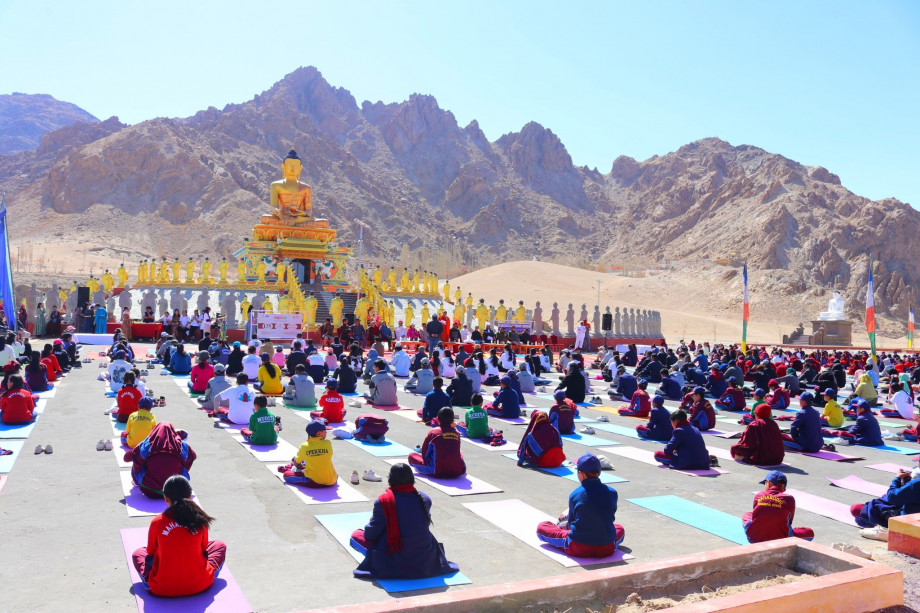 Yoga Mahakumbh begins in Leh as 100-Day countdown to IDY 2025 kicks off