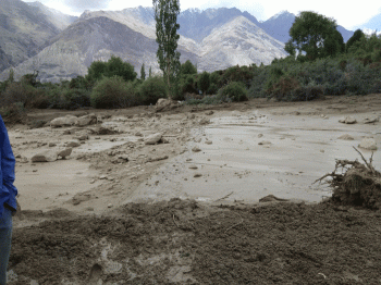 Minister Chering Dorje announces â‚¹10 lakh to flood-affected village of Tirisha