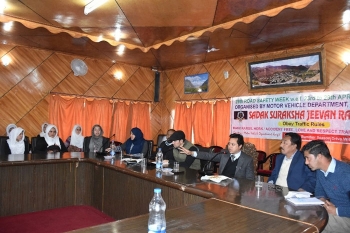 Brainstorming session on road safety measures held in Kargil