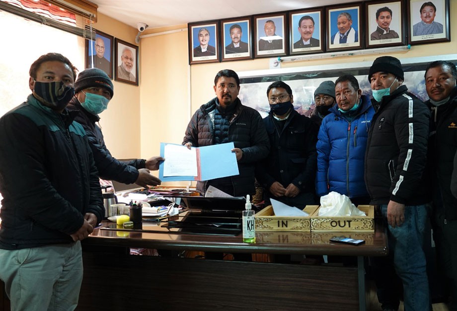 Milk Cooperative Societies of Nubra region called on CEC Gyalson