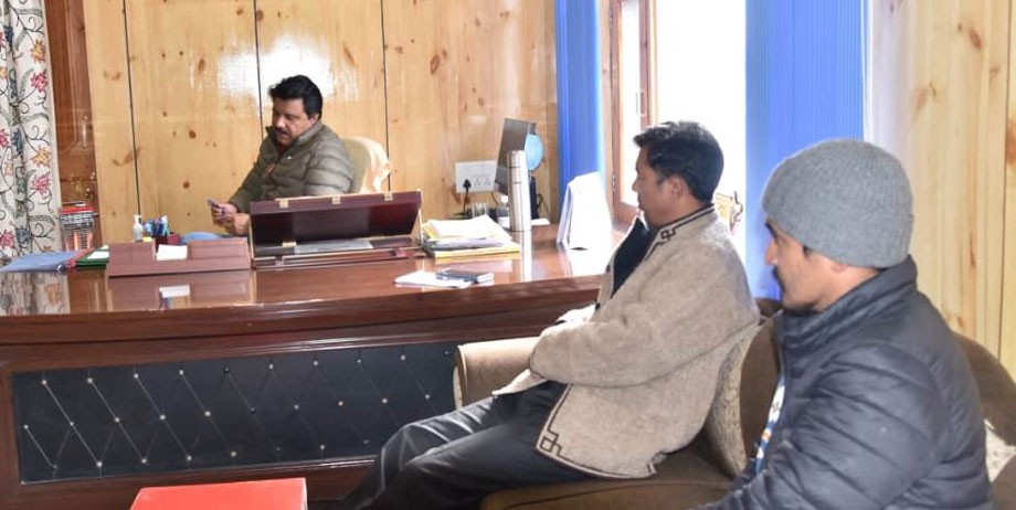 CEC, Hill Council, Kargil discusses developmental works with ECs, DC Kargil