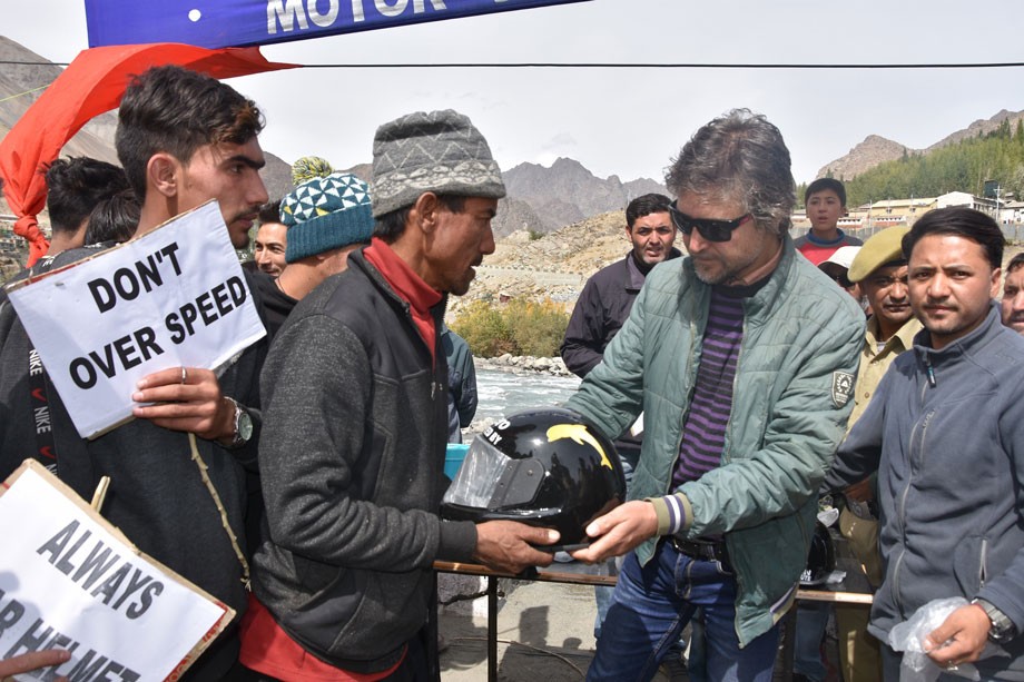 Road safety awareness held in Kargil