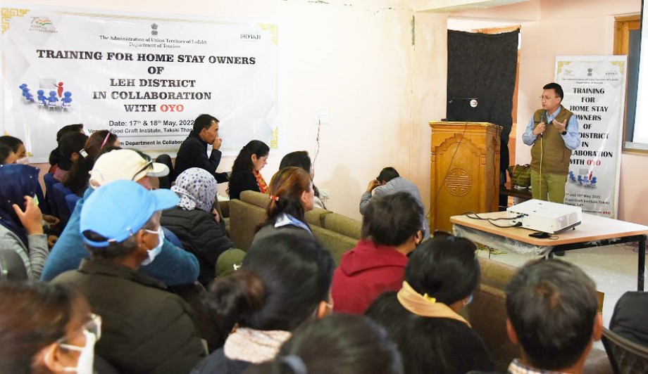 Two-day training for homestay owners held in Leh