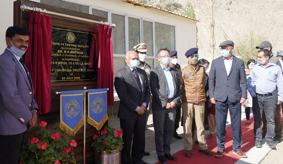 L-G Mathur inaugurates COVID-19 testing facility at DIHAR