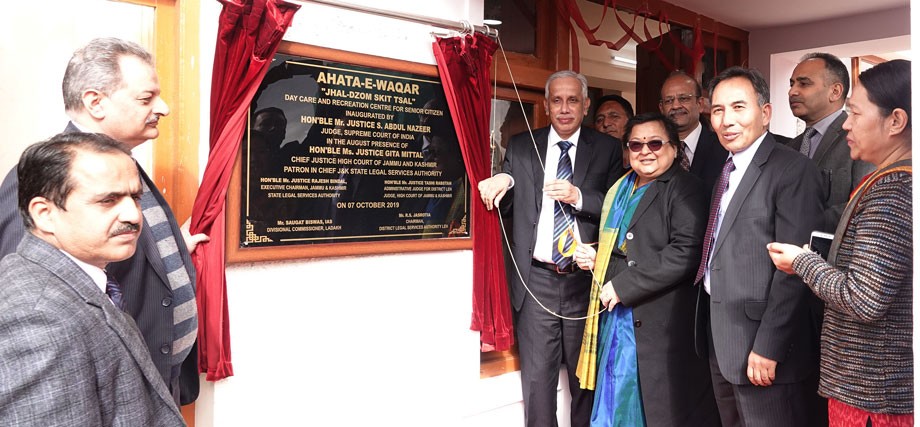 Day-care centre set up for the elderly in Leh