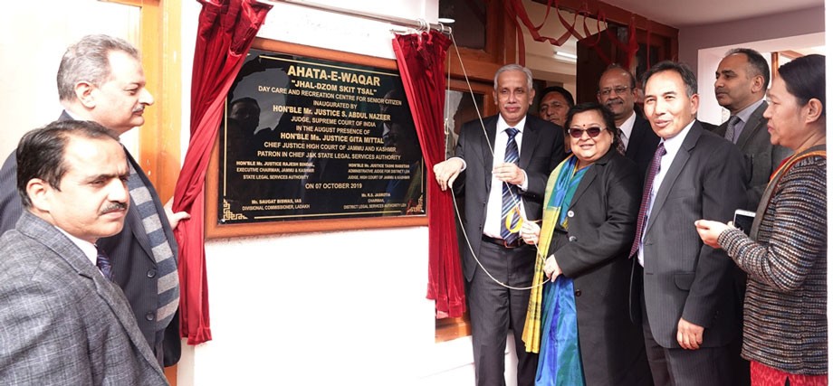 Day-care centre set up for the elderly in Leh
