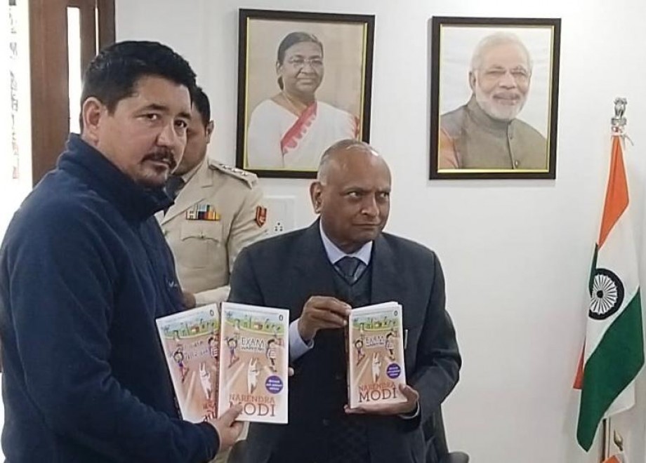  PM Modi’s book ‘Exam Warriors’ released in Ladakh