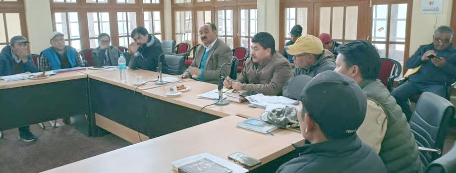 ADC Kargil reviews developmental work in Zanskar