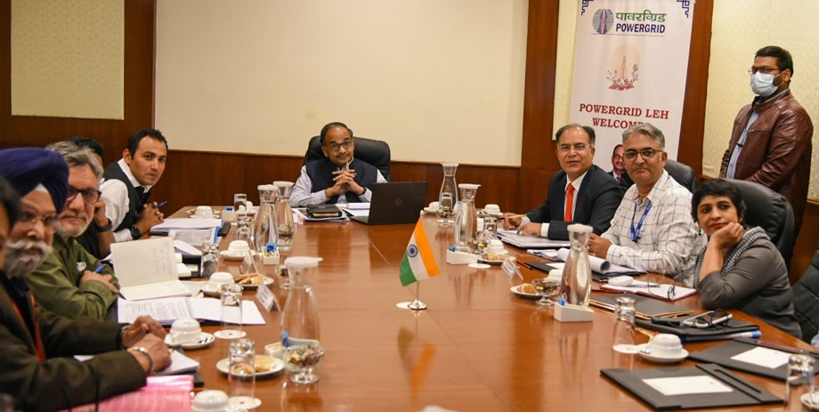 Secretary Ministry of Power Alok Kumar reviews status of Ladakh’s power sector