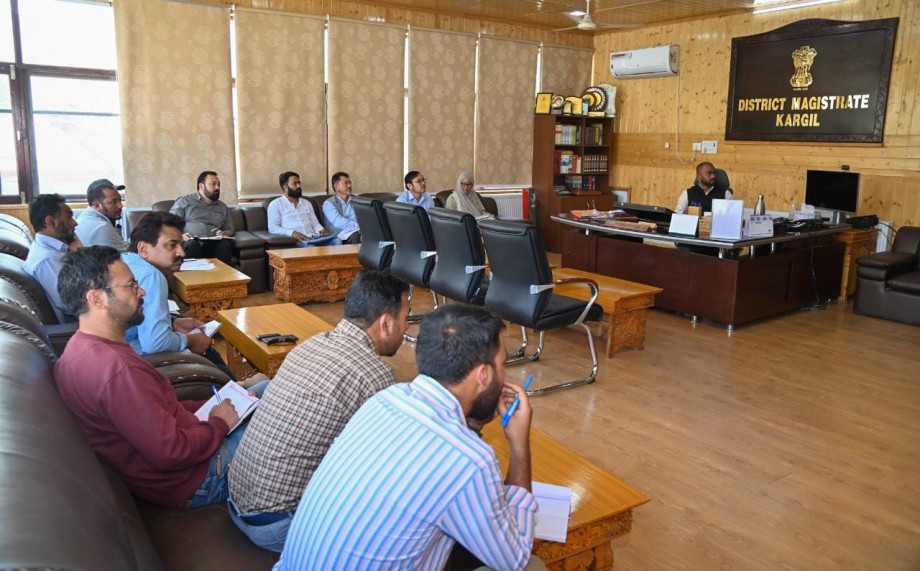 District Level Aadhaar Monitoring Committee meeting held in Kargil
