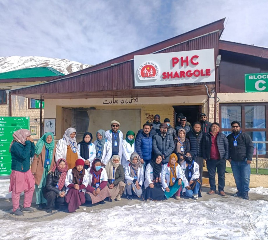 CEC, Kargil visits PHC Shargole, takes evaluation of healthcare services