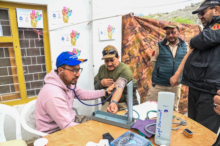 Medi Fest Camp launched at Baqirya Health Care and Research Center in Kargil