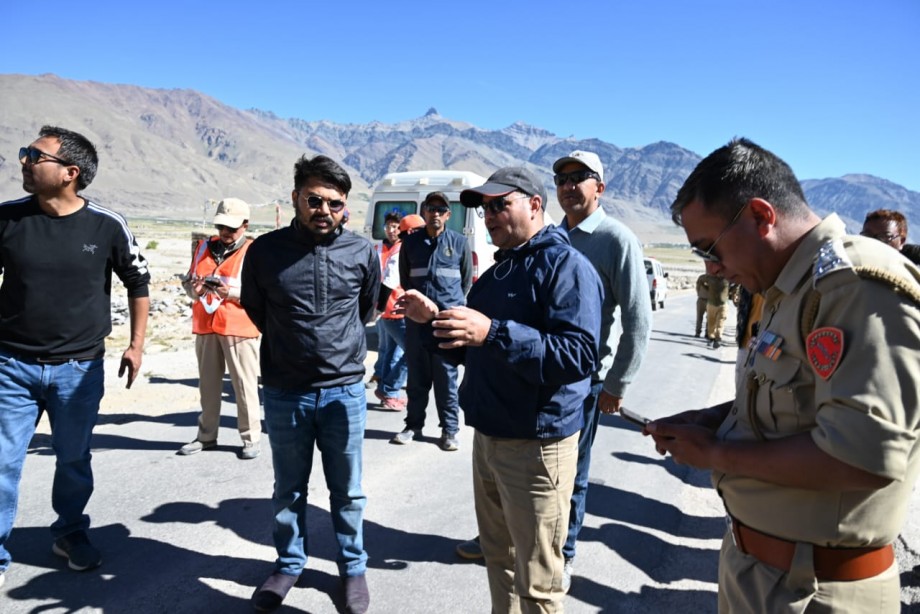 Mock drill exercise on Glacial Lake Outburst Flood held in Zanskar