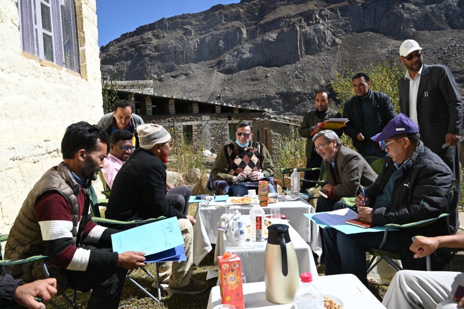 New districts committee starts consultations in Zanskar, gathers views on district reorganization