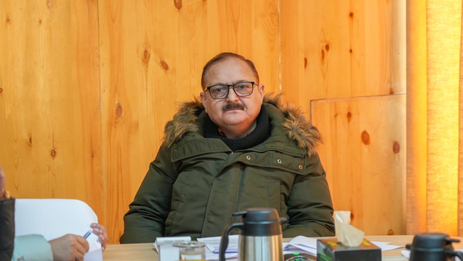 Advisor Dr. Pawan Kotwal reviews preparations for 76th Republic Day in Ladakh