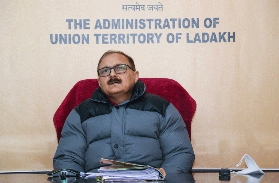 Principal Secretary discusses survey/resurvey of Non-Abadi Deh areas of UT Ladakh