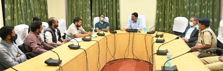 Taxi Union Kargil meets Secretary Transport, Ladakh