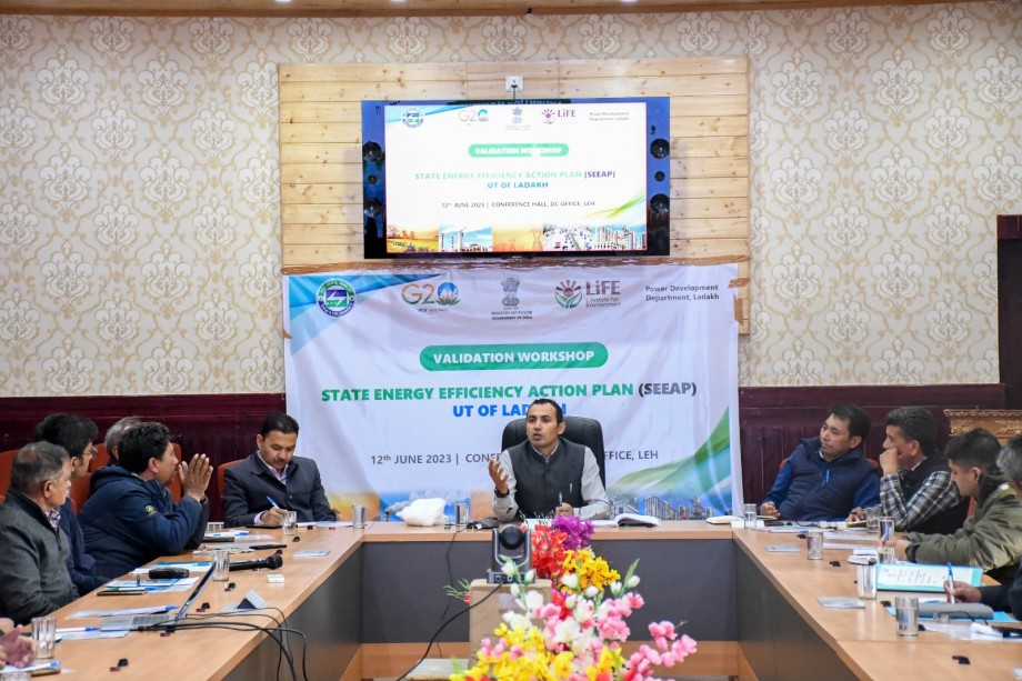 Workshop on State Energy Efficiency Action Plan (SEEAP) for Ladakh held