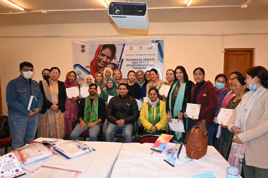 Training for maternal and newborn care held at SNM Hospital, Leh