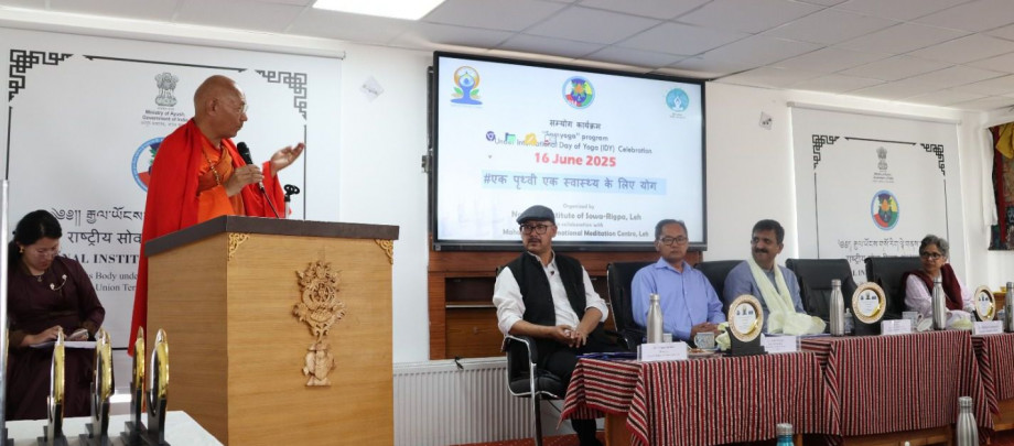 Yoga meets Sowa-Rigpa: ‘Sam Yoga’ celebrates healing science in Leh