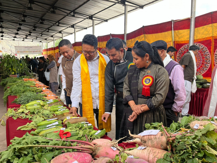 One-day kisan mela-cum-vegetable and flower exhibition held at Khaltse